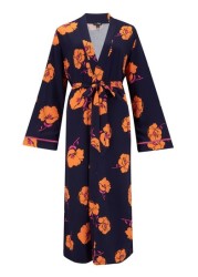 Pour Moi Luxe Woven Twill Midi Dressing Gown