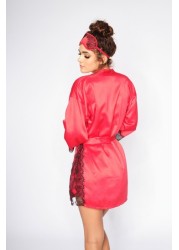 Ann Summers Red Cherryann Satin Robe