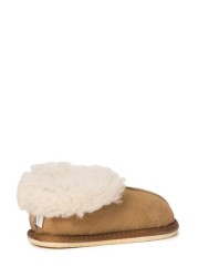 Celtic & Co. Kids Camel Sheepskin Bootee Slippers