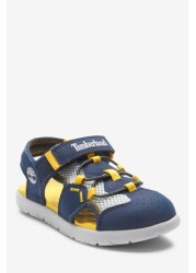 Timberland® Navy Perkins Row 2 Strap Sandals