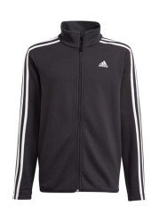 adidas Black 3 Stripe Tracksuits