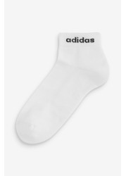 adidas Kids Linear Logo Ankle Socks Three Pack