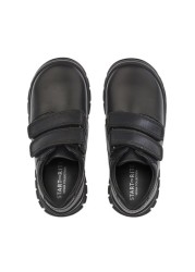 Start-Rite Engineer Vegan Black Double Strap Shoes