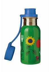 Frugi x The National Trust Green Splish Splash Steel Bottle