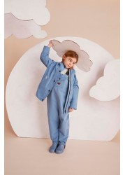 Töastie® Kids Rain Blue Waterproof Raincoat