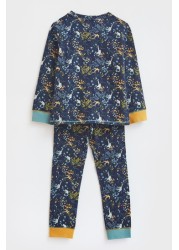 White Stuff Navy Jungle PJ Set