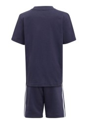 adidas Originals Little Kids Trefoil Shorts And T-Shirt Set