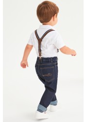 Five Pocket Jeans With Stretch (3mths-7yrs) Slim Fit