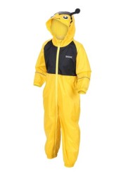 Regatta Yellow Charco Waterproof Animal Hooded Suit