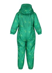 Regatta Printed Splat II Green Waterproof Puddlesuit