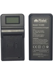 DMK Power LP-E5 LCD Battery Charger TC1000 for Canon EOS 450D 500D 1000D EOS 450D DSLR SLR Digital Camera etc