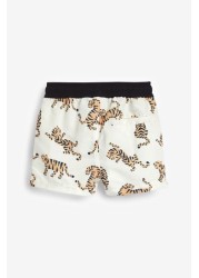 Myleene Klass Kids White Tiger Swim Shorts