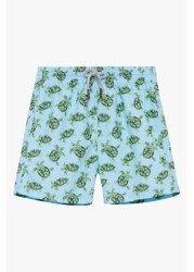 Trotters London Boys Blue Turtle Swimshorts