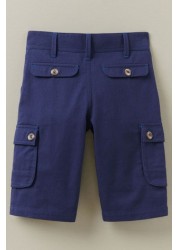 Crew Clothing Blue Cargo Shorts