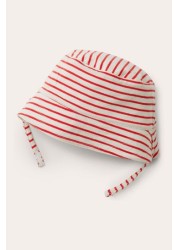 Boden Cream Reversible Bucket Hat