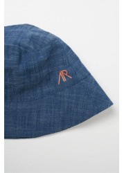 Angel & Rocket Chambray Blue Hat