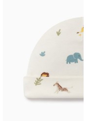 MORI Animal Safari Organic Cotton White Hat