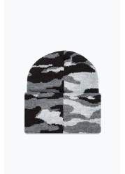 Hype. Black Camo Knitted Beanie