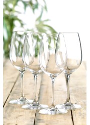 168-501s Set of 4 White Wine Glasses