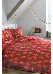 Bedlam Gingerbread Duvet Cover and Pillowcase Set