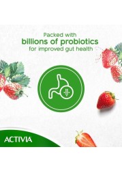 Activia Full Cream Milkshake Strawberry 120gm