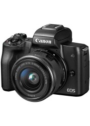 Canon EOS M50 24.1 MP Mirrorless Camera with EF-M 15-45mm IS STM Lens