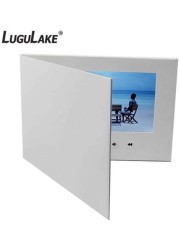 Logo Lake 7 Inch LCD Digital Video Card Birthday Anniversary Video Photo Frame