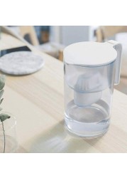 Xiaomi Mi Mijia Drinking Water / Disinfection Filter Kettle Jug with High Performance Activated Carbon and Ion Exchange Resin - 3 Liters (2 Filtered / 1 Not Filtered) - Plastic - White