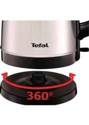 Tefal Stainless Steel Kettle, 1.7 Liter, 2400 Watt, KI150D27