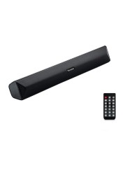 Toreto Wireless Sound Bar Rechargeable with Infrared Wireless Remote Control Blast, TOR-327, Black