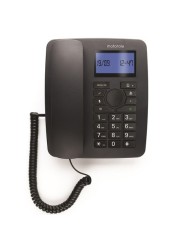 Motorola C4201 Corded Telephone with Cordless Handset Black