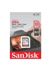 SanDisk Ultra SDHC UHS-I Memory Card 32GB 80MB/s (Class 10)