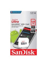 SanDisk Micro SD Ultra Class 10 128GB 80mb/s