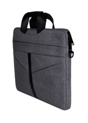 Wear-resistant Laptop Bag With Shoulder Strap 15.6 Inch Dark Gray