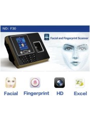 F30 LCD Attendance Face Recognition & Fingerprint Scanner Biometrics Time Attendance Clock Attendance System