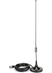 Portable Dual Band VHF/UHF (144/430MHz) RG58 C/U Coaxial Cable Antenna with SL16/PL259 Connector for Ham Radio (1 Pack)