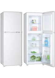 Super General Double Door Refrigerator 190 Liter, White - SGR198H