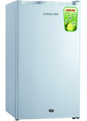 Nikai Single Door Refrigerator - Silver, One Year Warranty - NRF125Ss