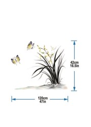 Sticky Art Butterflies Over Water Wall Sticker - Medium - 50 x 70 cm - STA -178