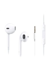 Generic In-Ear Headphones For Apple Smartphones, 3.5mm White