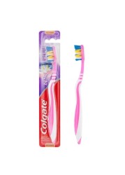 Colgate Soft Zigzag Toothbrush + Tongue Cleaner - 1 Pack