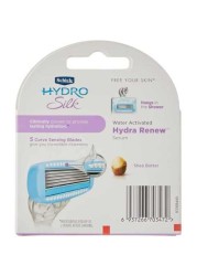 Shake Hydro Silk Curve Sensing 5 Blades Set, Pack of 4 , Purple