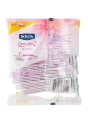 SCHICK EXACTA II WOMEN PINK 5+2