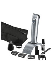 Wahl 9818-127 Lithium-Ion Stainless Steel All-in-One Trimmer (Silver/Black)