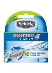 Chic Quattro Titanium Razor Blades Set of 4