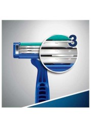 Gillette Blue Simple 3 Men's Razor - 8 Pieces