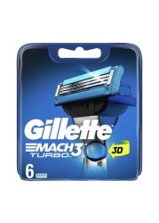 Pack of 6 Gillette Mach3 Turbo Cartridges