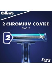 Gillette Blue 2 Plus Men's Disposable Razors, Pack of 5