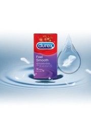 Durex Feel Smooth Condom, 12 Pieces