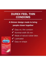 Durex Feel Thin Condom - 12 Pieces